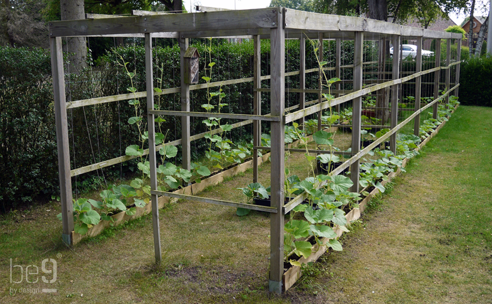 Wooden trellis