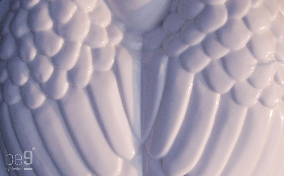 Bioplastic casket detail