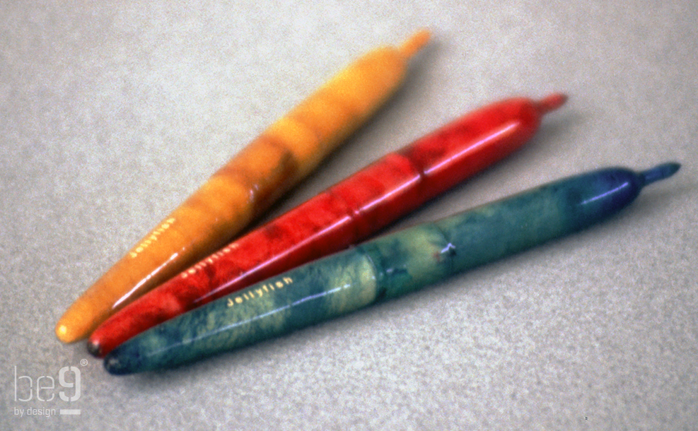 Three alcohol based jelly pens