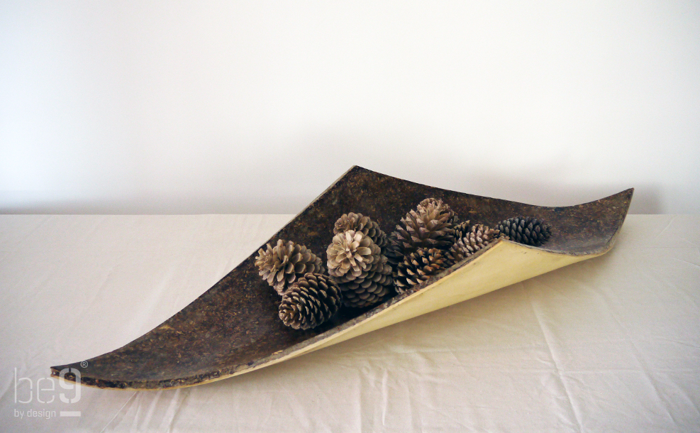 Natural Scots pinecone chip bowl