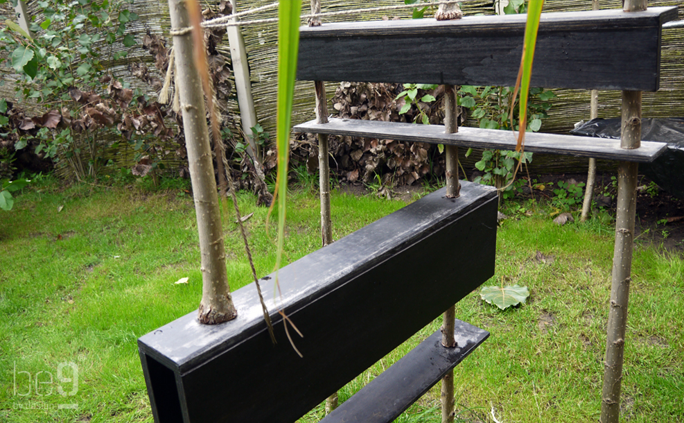 Rearview from right side of the Poplar chair